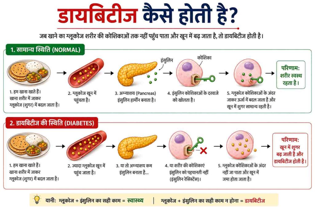 Diabetes Kya Hota Hai, Karan Lakshan Upchar