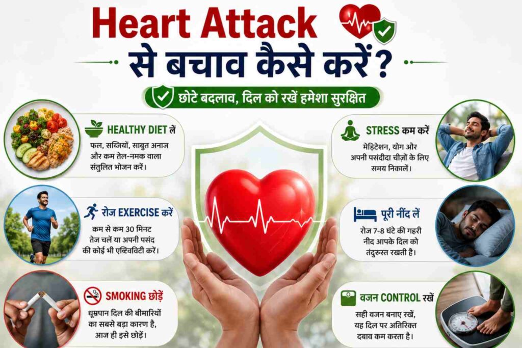 Heart Attack Kya Hota Hai Karan Lakshan Ayurveda Upay