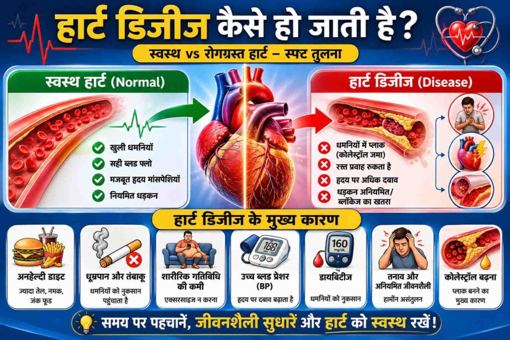 Heart Disease kya hai Karan Lakshan Ayurvedic Bachav