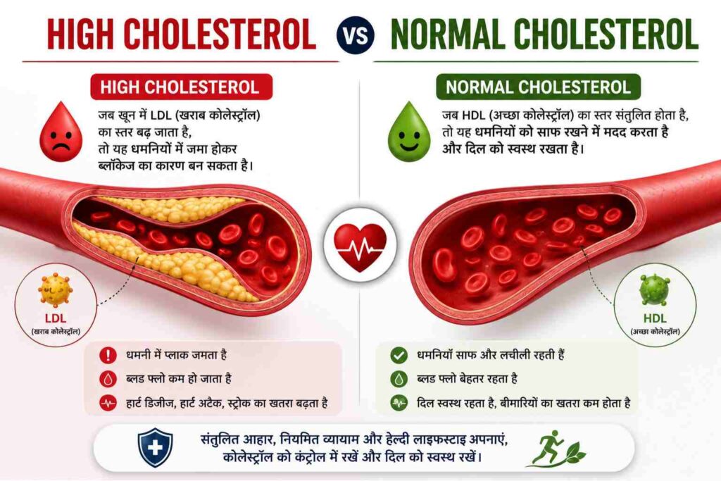 High Cholesterol Kya Hai Karan Lakshan Ayurveda Upay