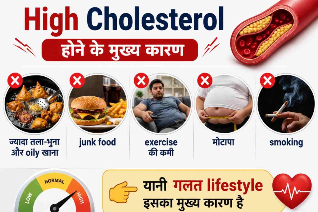 High Cholesterol Kya Hai Karan Lakshan Ayurveda Upay